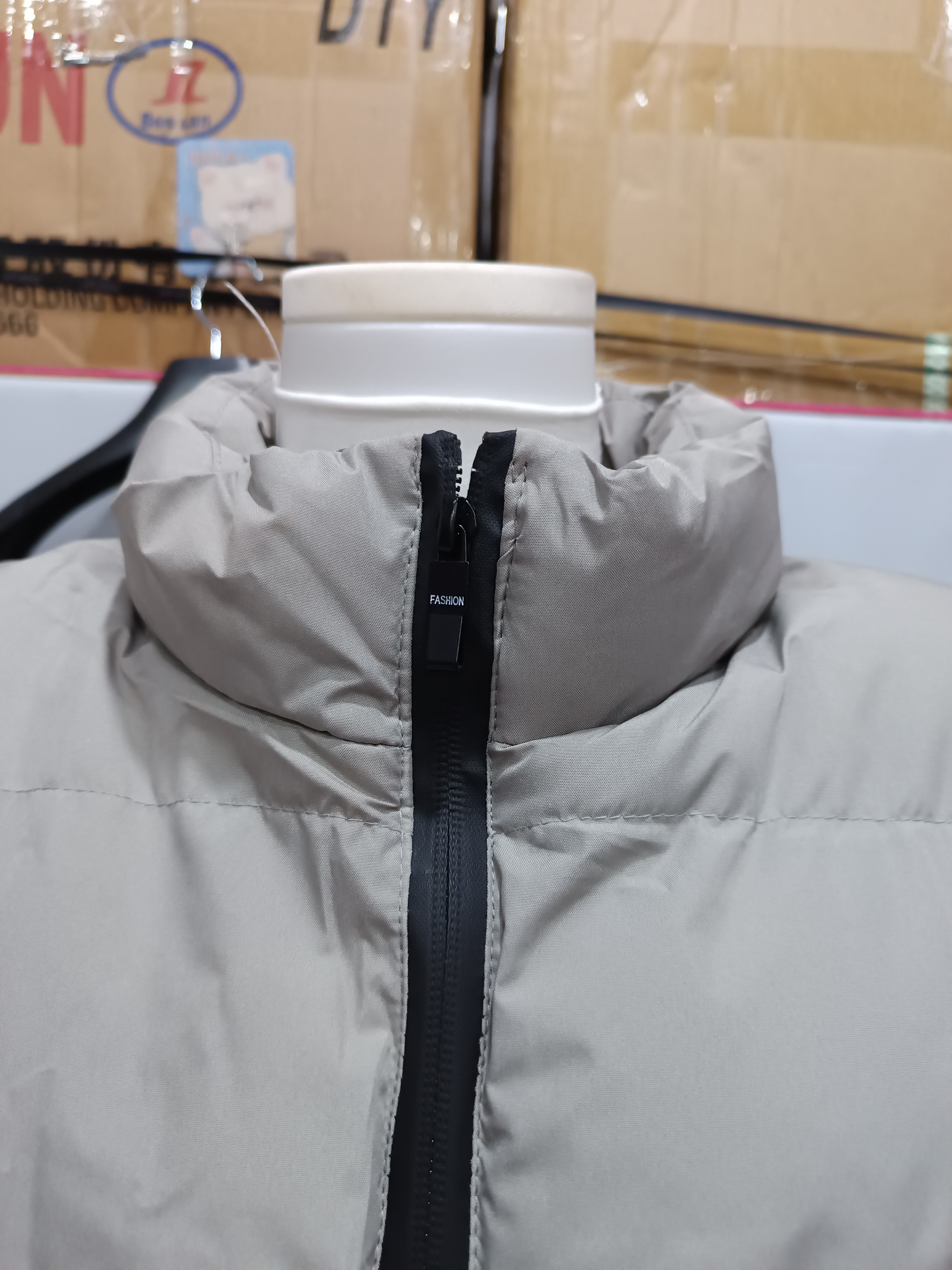 Plus Size Cotton Clothes Vest Coat Men's Thickened