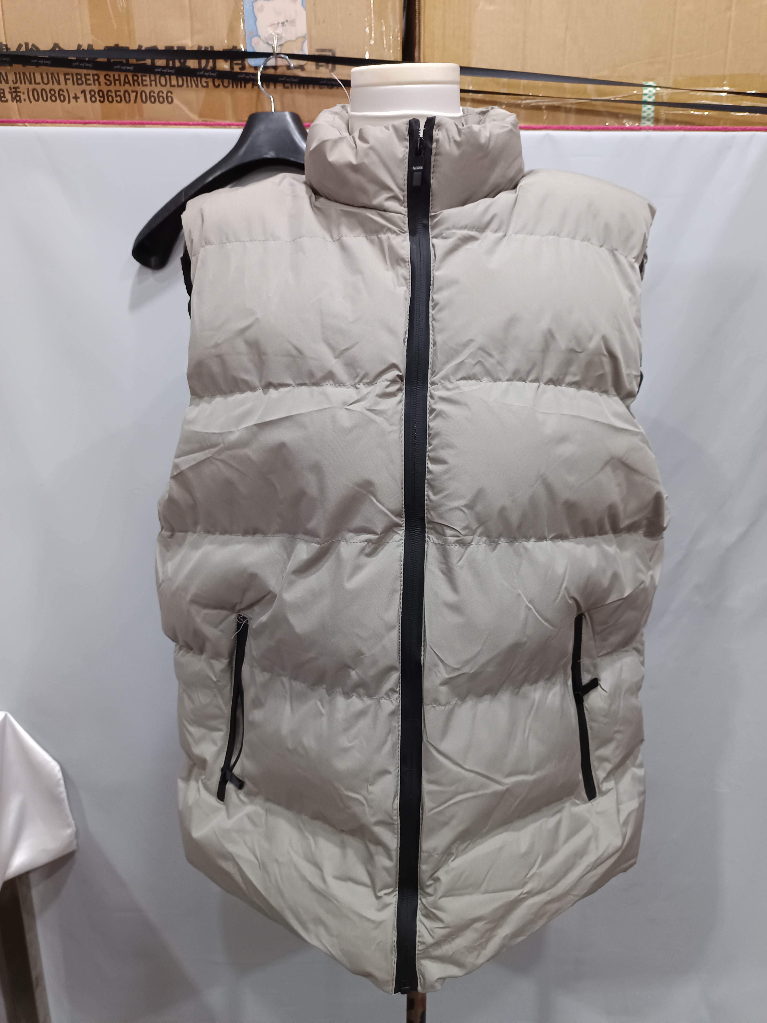 Plus Size Cotton Clothes Vest Coat Men's Thickened