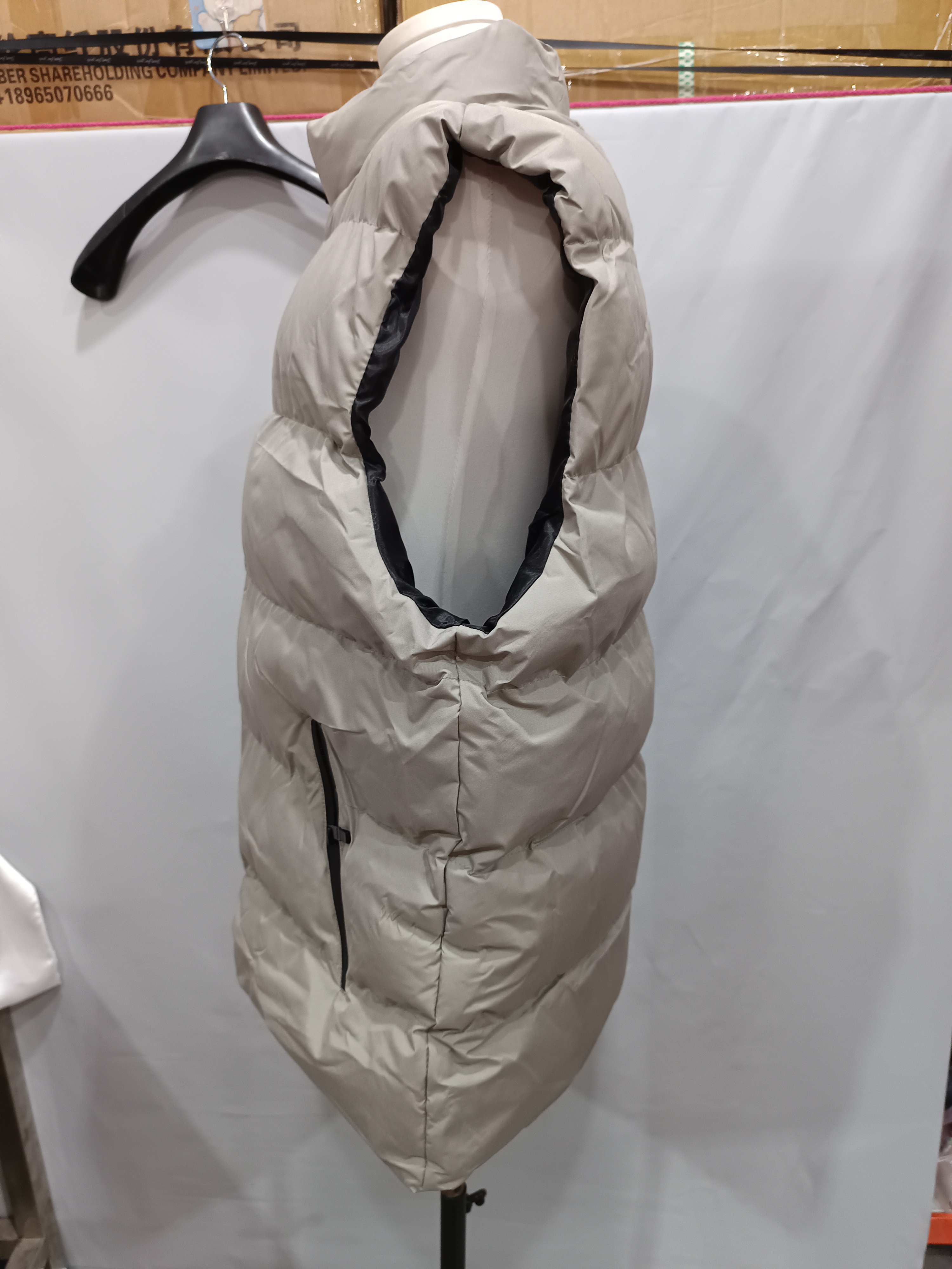 Plus Size Cotton Clothes Vest Coat Men's Thickened