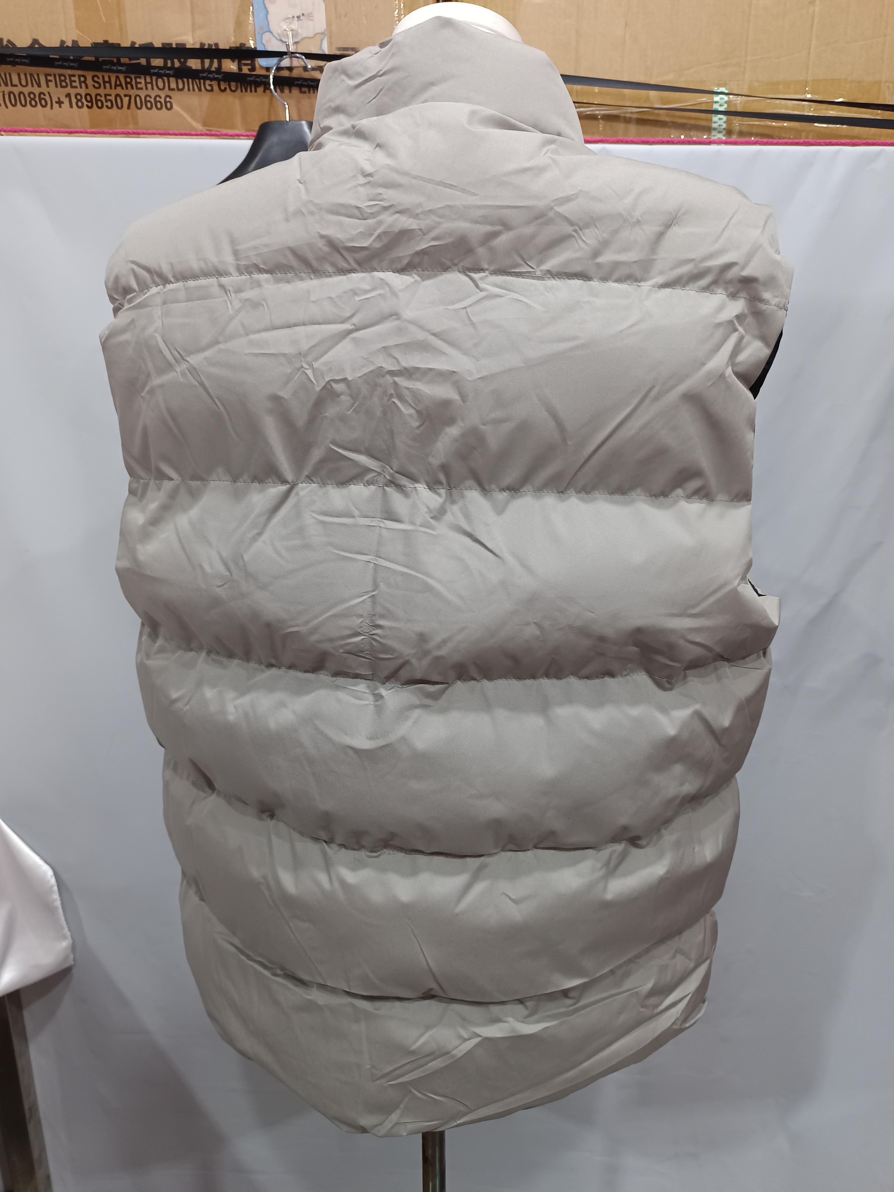 Plus Size Cotton Clothes Vest Coat Men's Thickened