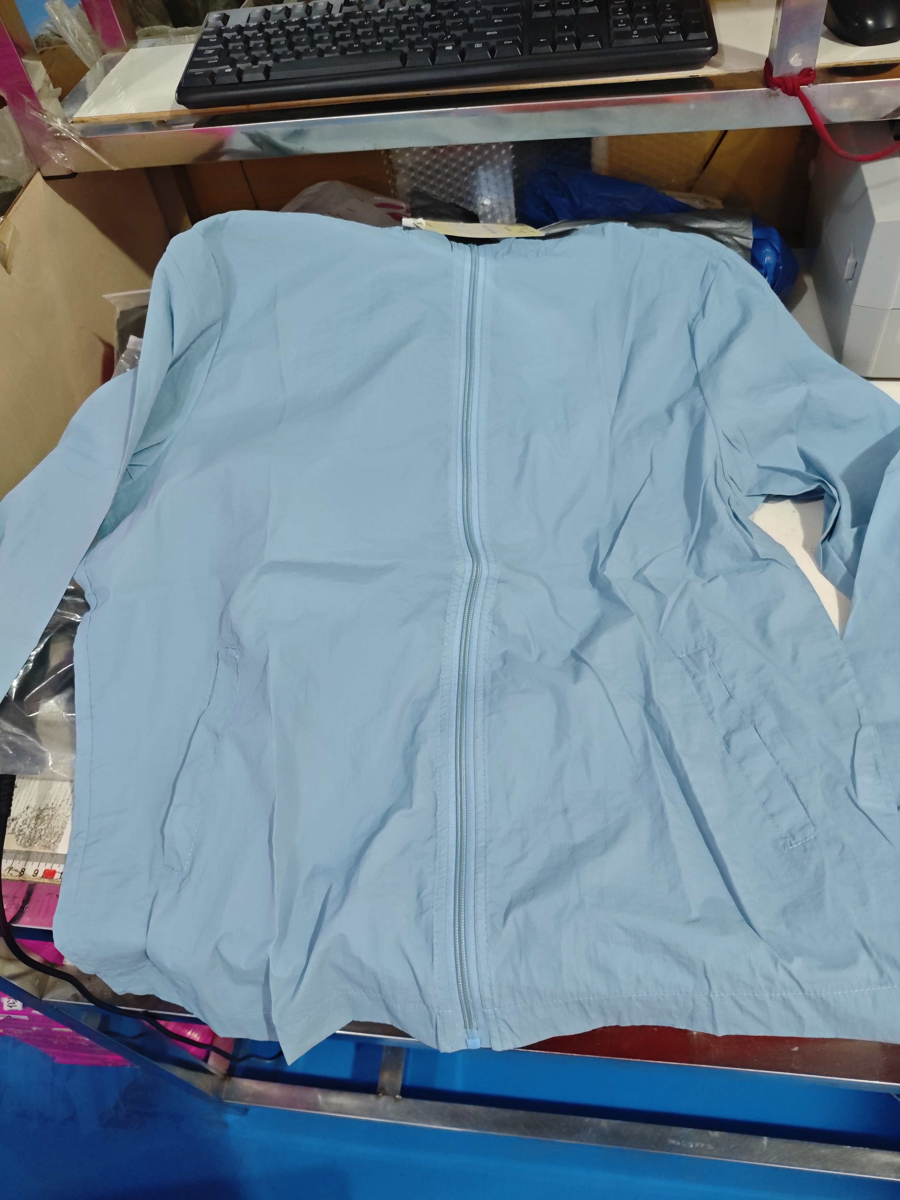Fashionable Hooded Sun-protective Clothing Plus-size