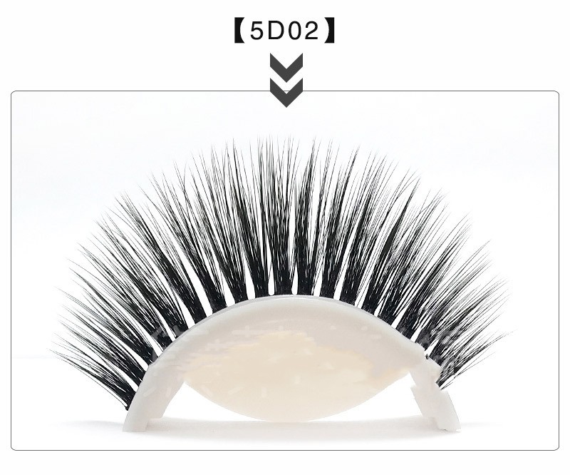 Glue free Self adhesive Strip 5d False Eyelashes 5D02 - Shop at LoveMi