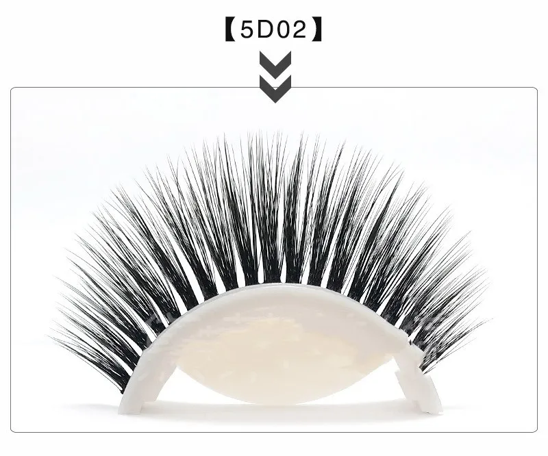 Glue-free Self-adhesive Strip 5d False Eyelashes - 5D02