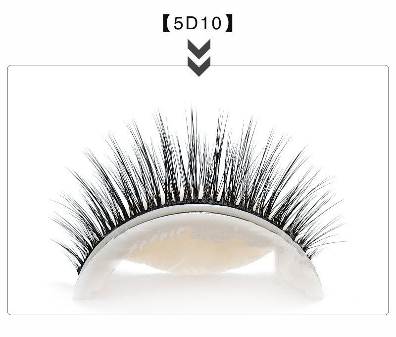 Glue free Self adhesive Strip 5d False Eyelashes 5D010 - Shop at LoveMi