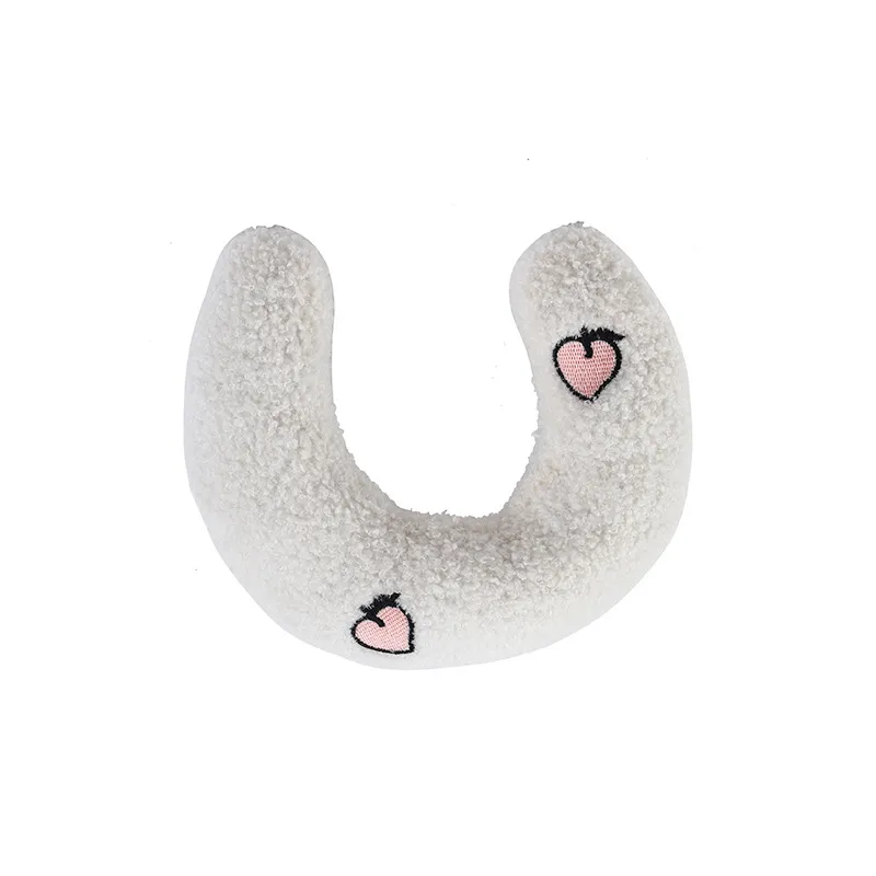 Little Pillow For Cats Fashion Neck Protector Deep Sleep Puppy U-Shaped Pillow Pets Pillow Kitten Headrest Dog Sleeping Pillow Pet Products - White - View 1