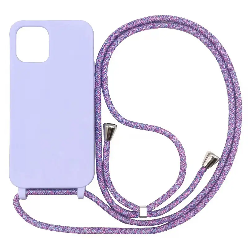 Thick Skin Feel Lanyard Phone Case