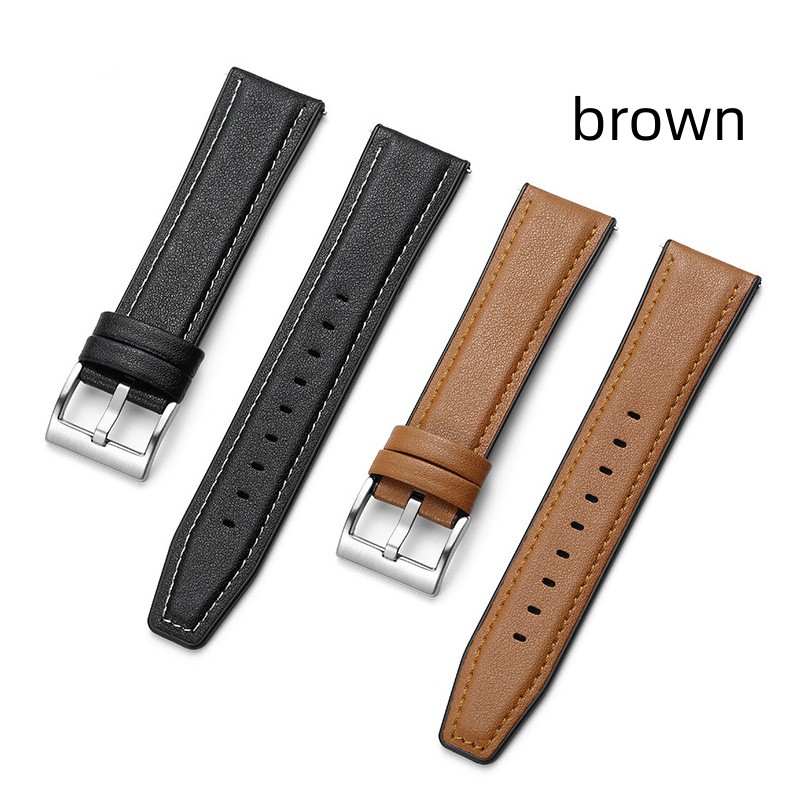 22mm Brown Leather