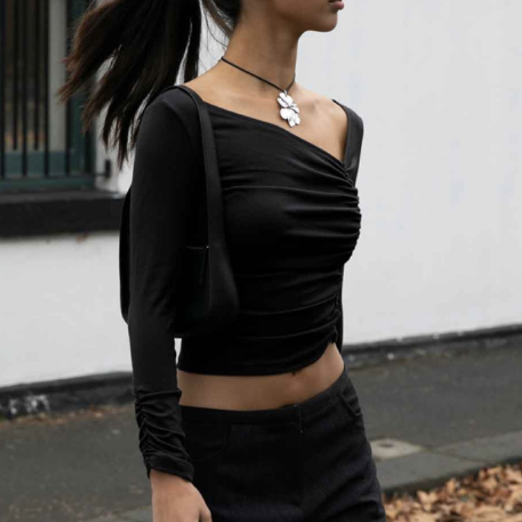 European And American Style High-grade Bottoming T-shirt