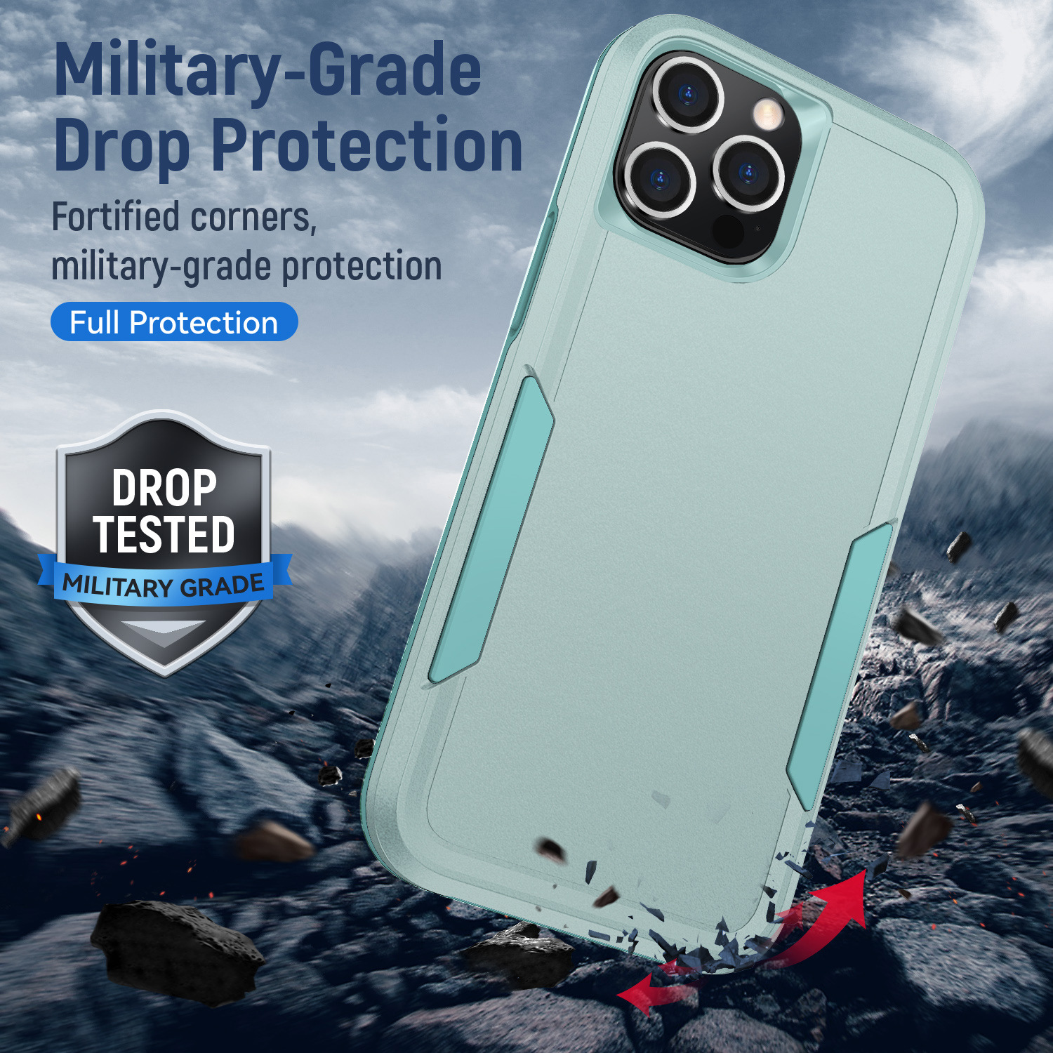 Funda para celular silicona antiimpacto antisismos mata
