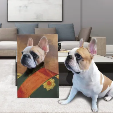 Personalized Pet Canvas Portrait Image Framed - Shop at LoveMi