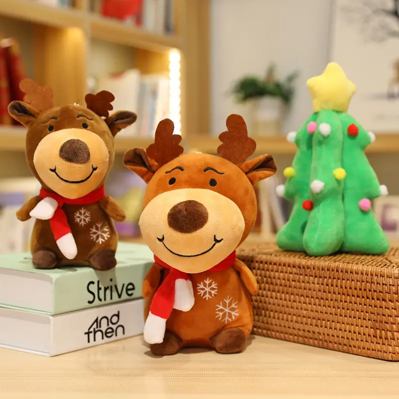 Santa Doll Plush Toy Elk Christmas Tree