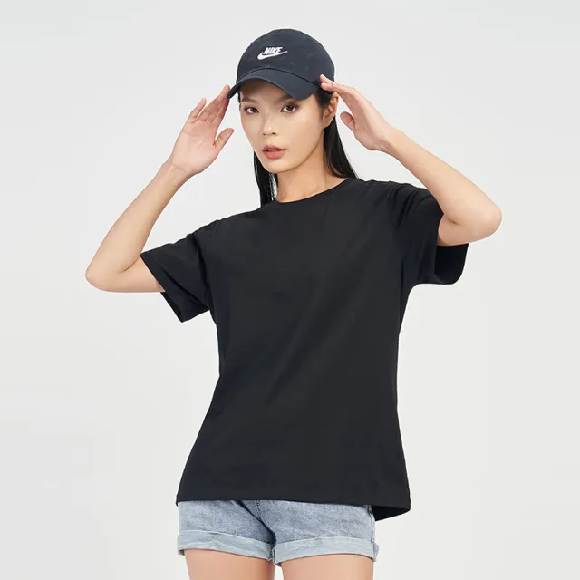 Men's And Women's Fashion Round Neck Cotton T shirt Black - Shop at LoveMi