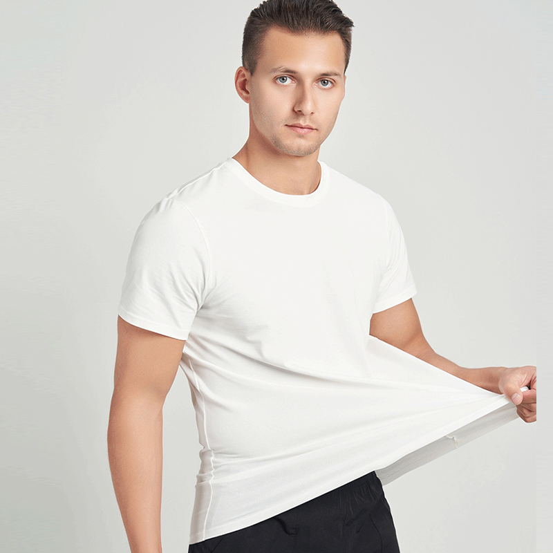 Men's And Women's Fashion Round Neck Cotton T-shirt