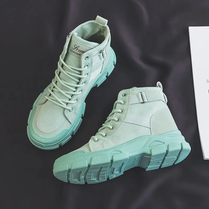All-match Knight Short High-top Booties
