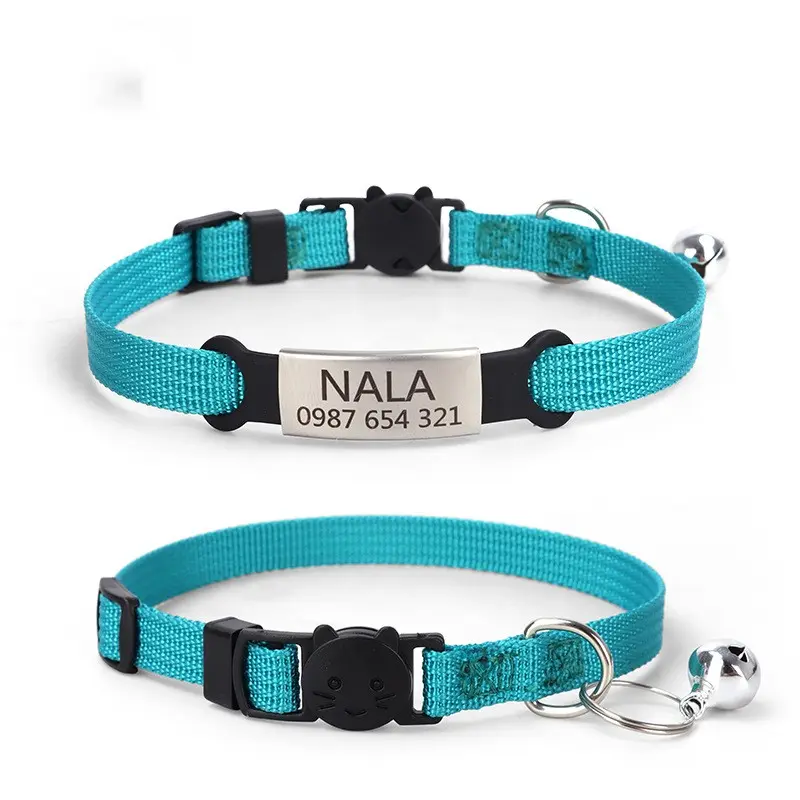 8-color Cat Collar with Detachable Buckle