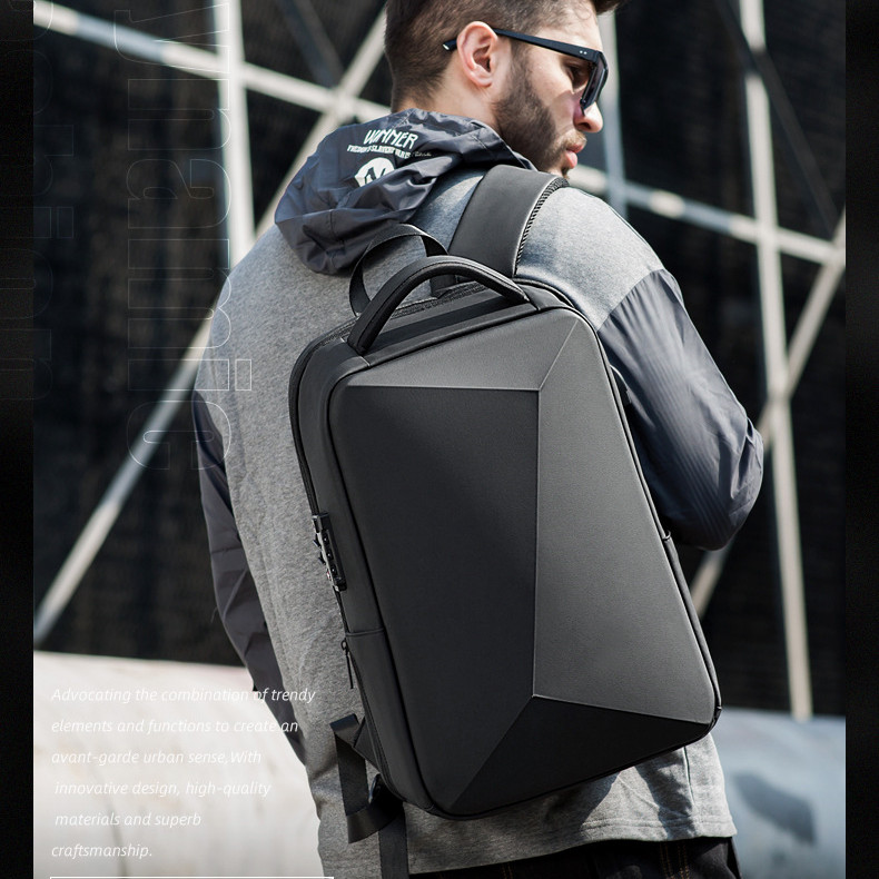 Backpack men's business casual code lock