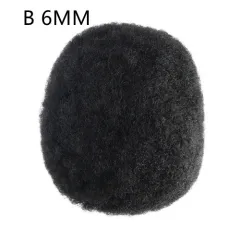 African Lace Men's Human Hair - B 6Mm - View 1