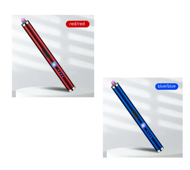 Strong Double Safety Windproof Burning Torch Kitchen Natural Gas Range Igniter Red And Blue - Shop at LoveMi