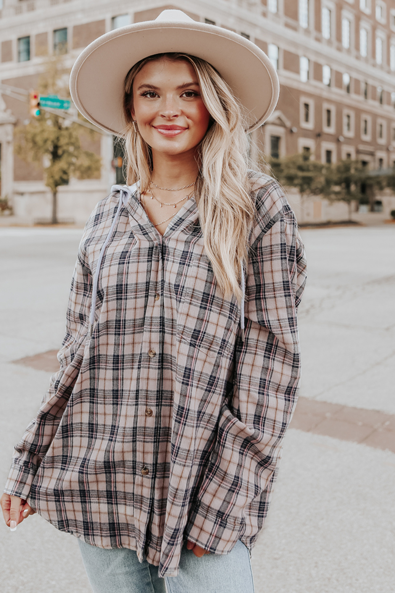 Light Brown Plaid