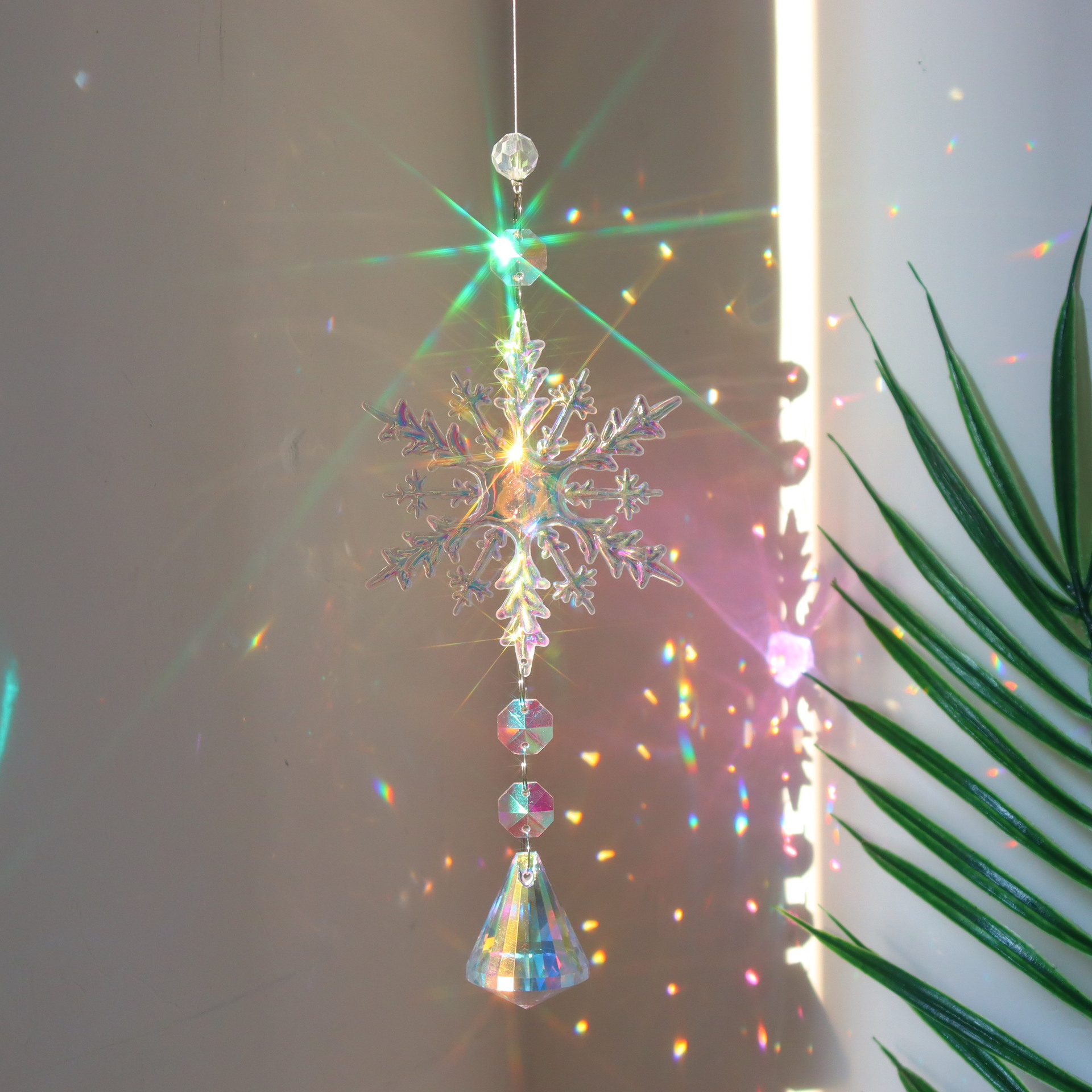 Christmas window christmas tree decoration (diamond)