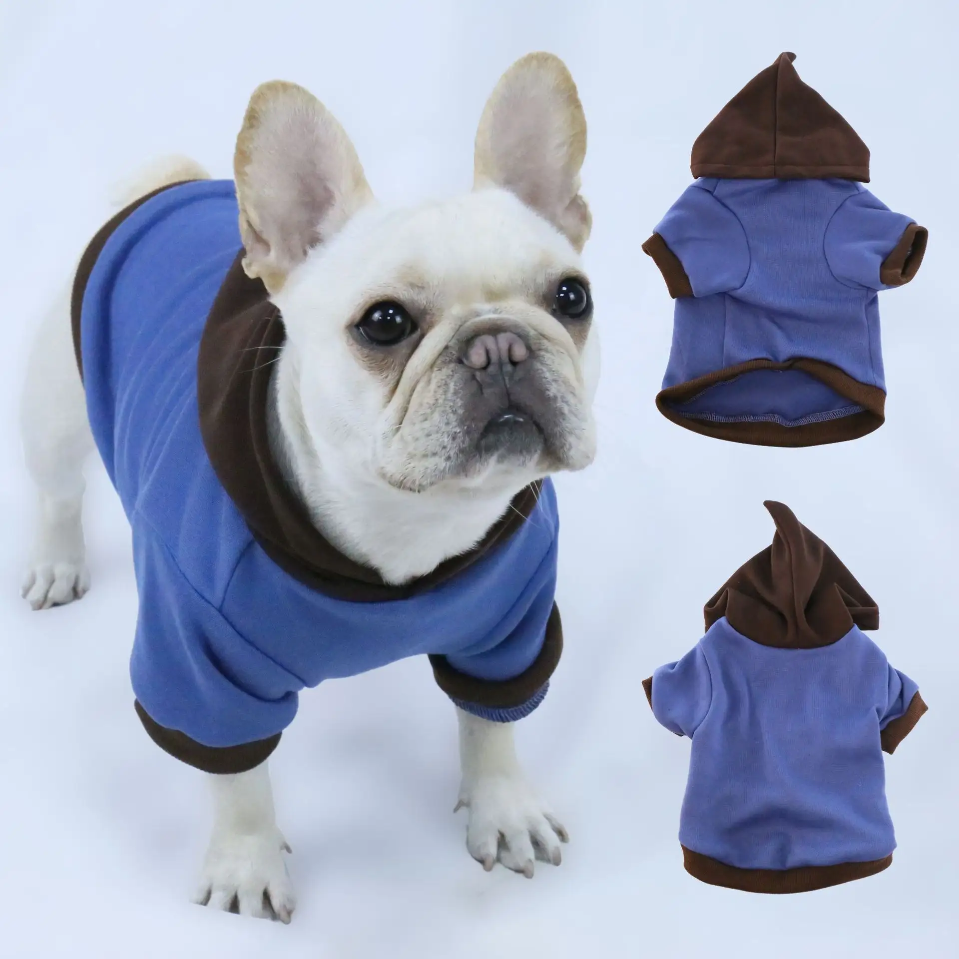 Pet Clothes Dog Fleece Padded Coat Hooded