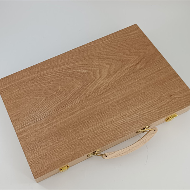Wooden Western Puzzle Game Backgammon Set (28mm-Backgammon)