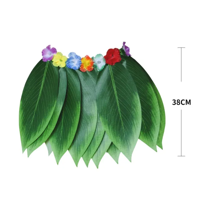 Beach Festival Performance Grass Skirt Small Flower Green - Shop at LoveMi