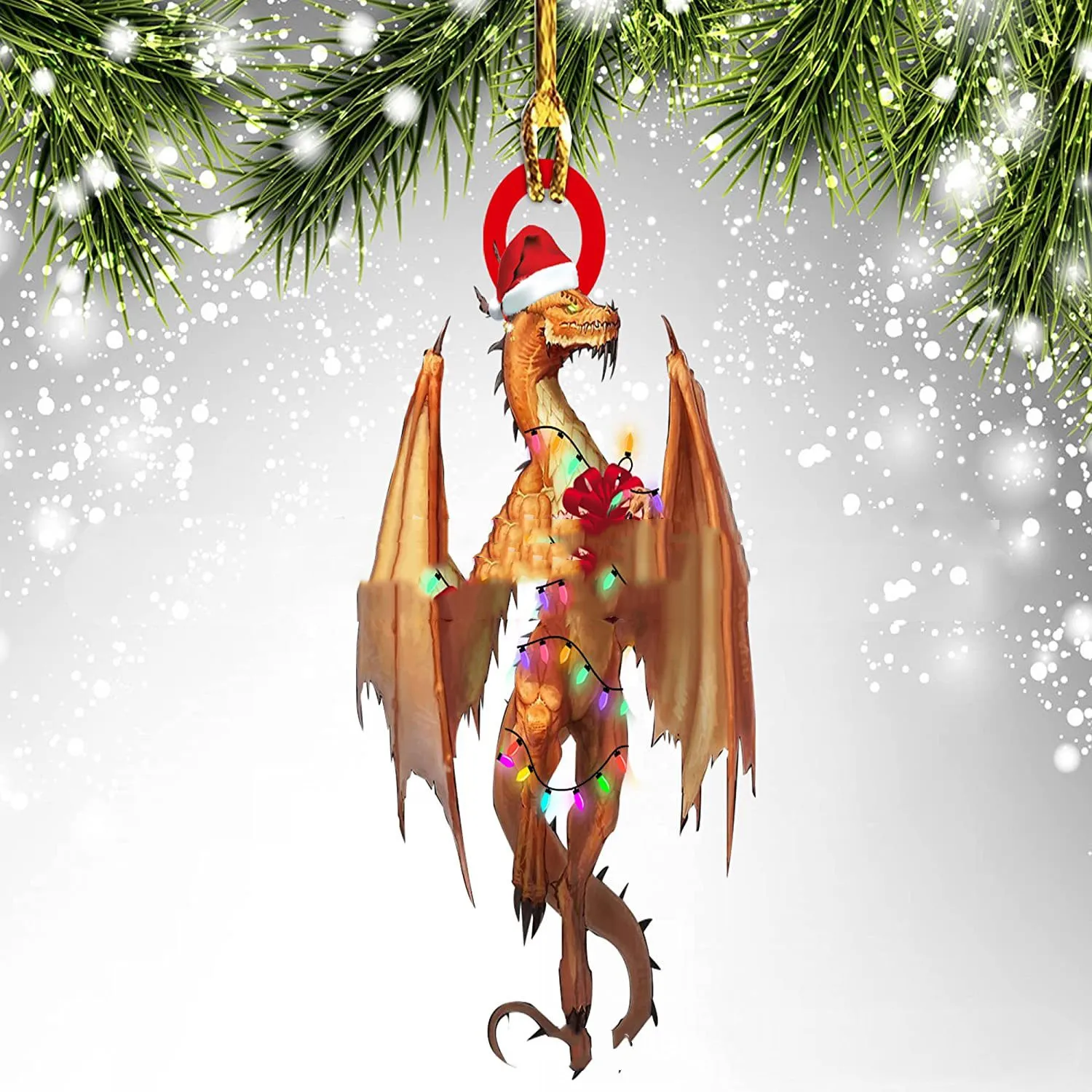 Dinosaur Dragon Egg Christmas Decorations Pendant Acrylic – image 8