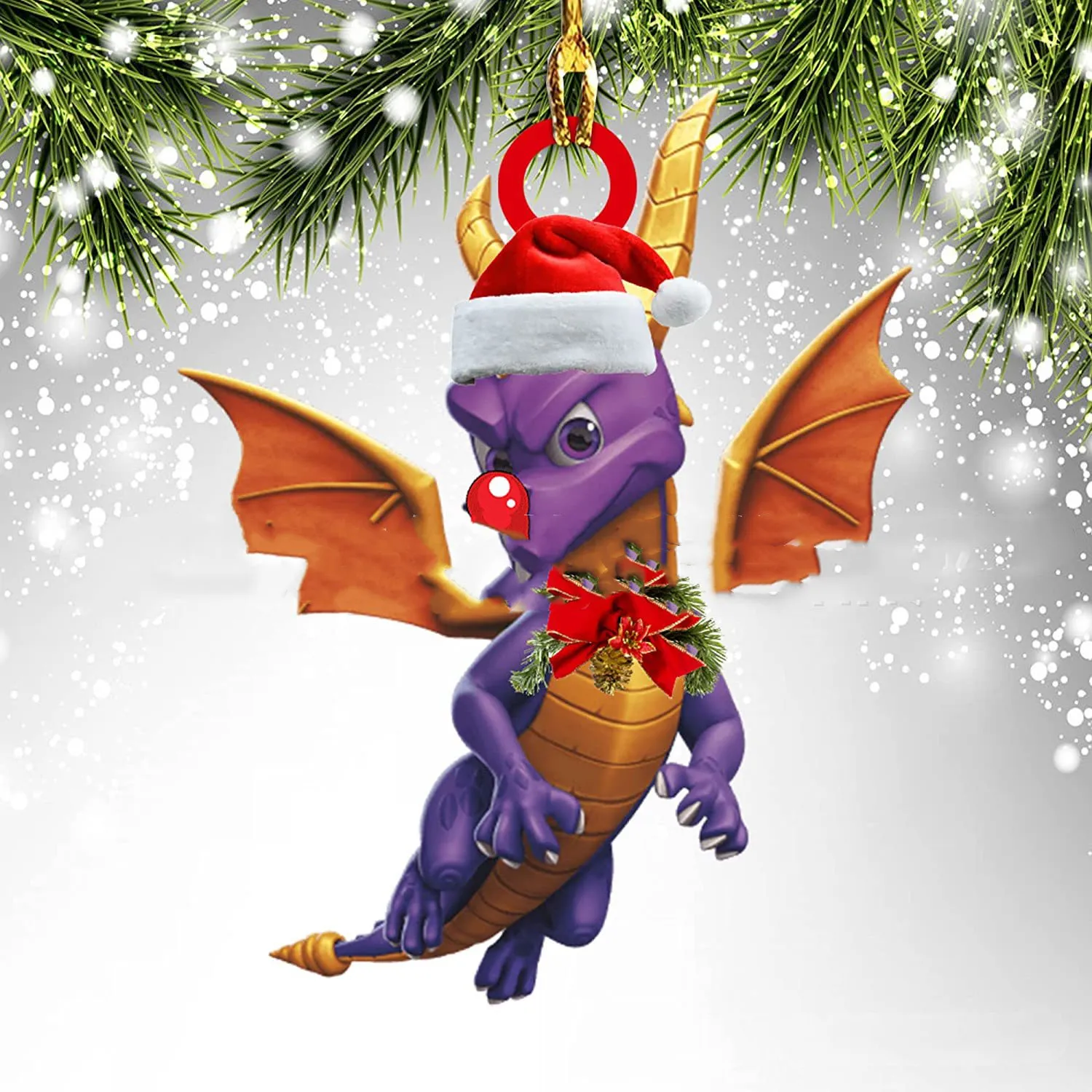Dinosaur Dragon Egg Christmas Decorations Pendant Acrylic – image 10
