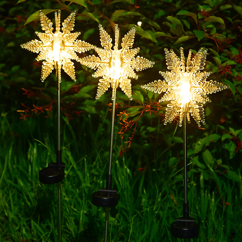 LED Solar Snowflake Light Outdoor Waterproof - Image 3