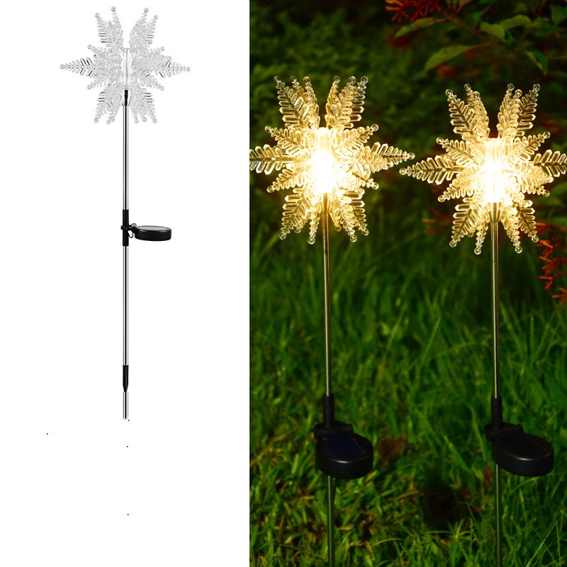 Solar Snowflake Light
