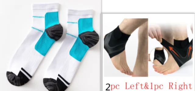 Heel Arch Pain Relieving Compression Sport Socks Suit - Shop at LoveMi