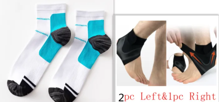 Heel Arch Pain Relieving Compression Sport Socks - Suit