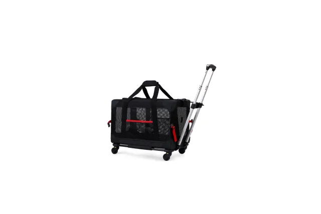 Portable Car Pet Trolley Bag For Going Out Black - Shop at LoveMi