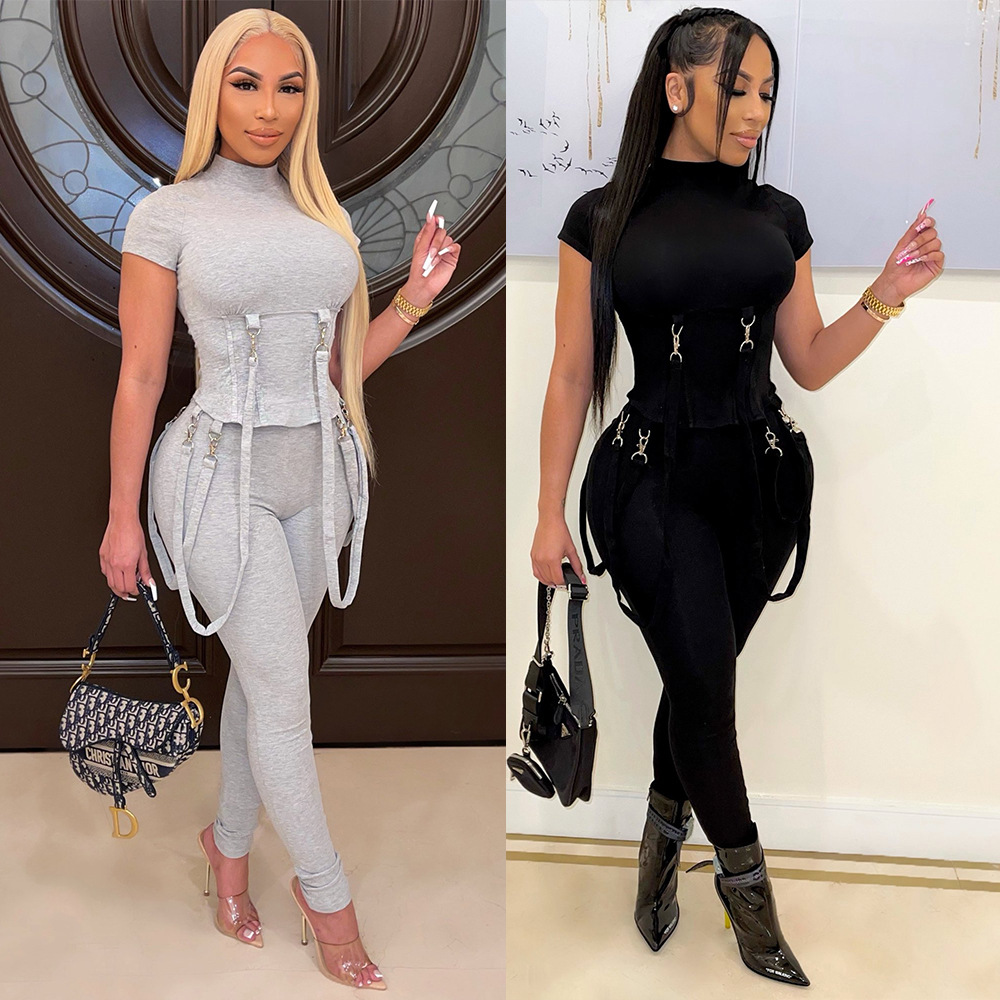 Women's Fashion Sports Slim-fitting Two-piece Suit