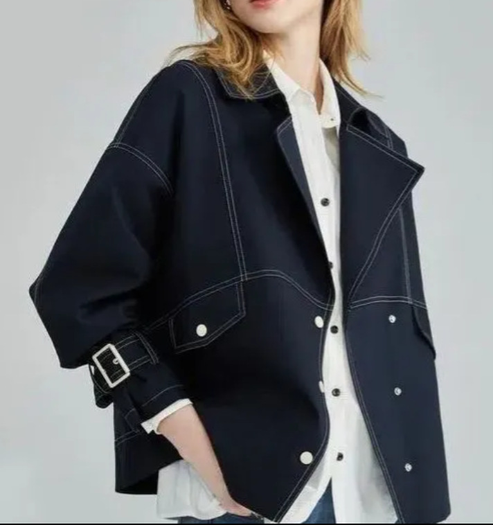 Women's Graceful And Fashionable Loose Thin Coat