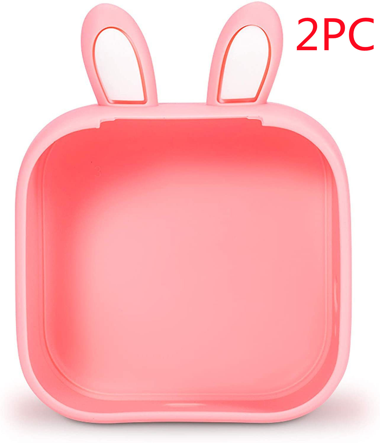 Rabbit ears pink 2PC