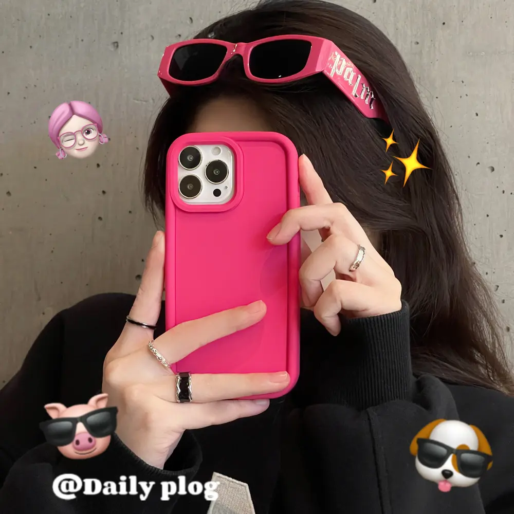 Silicone Phone Case Frosted Skin Feeling Full-cover