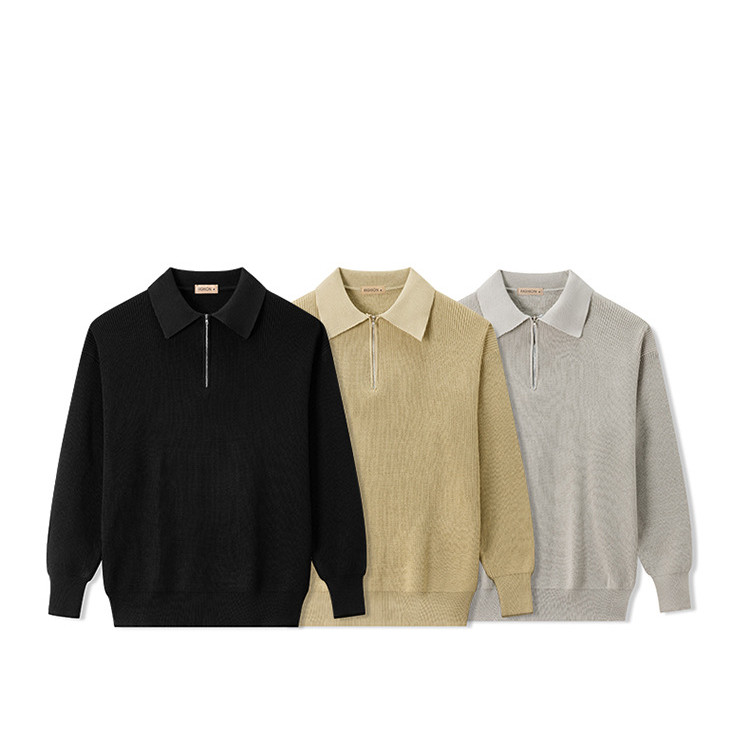 Men's Fashion Casual Long Sleeve Knitwear Top