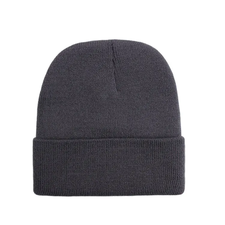 Simple And Fashionable Pullover Hat - Dark Grey
