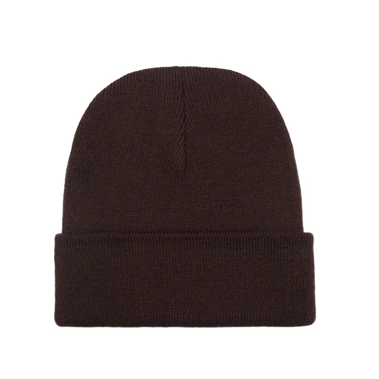 Simple And Fashionable Pullover Hat - Coffee