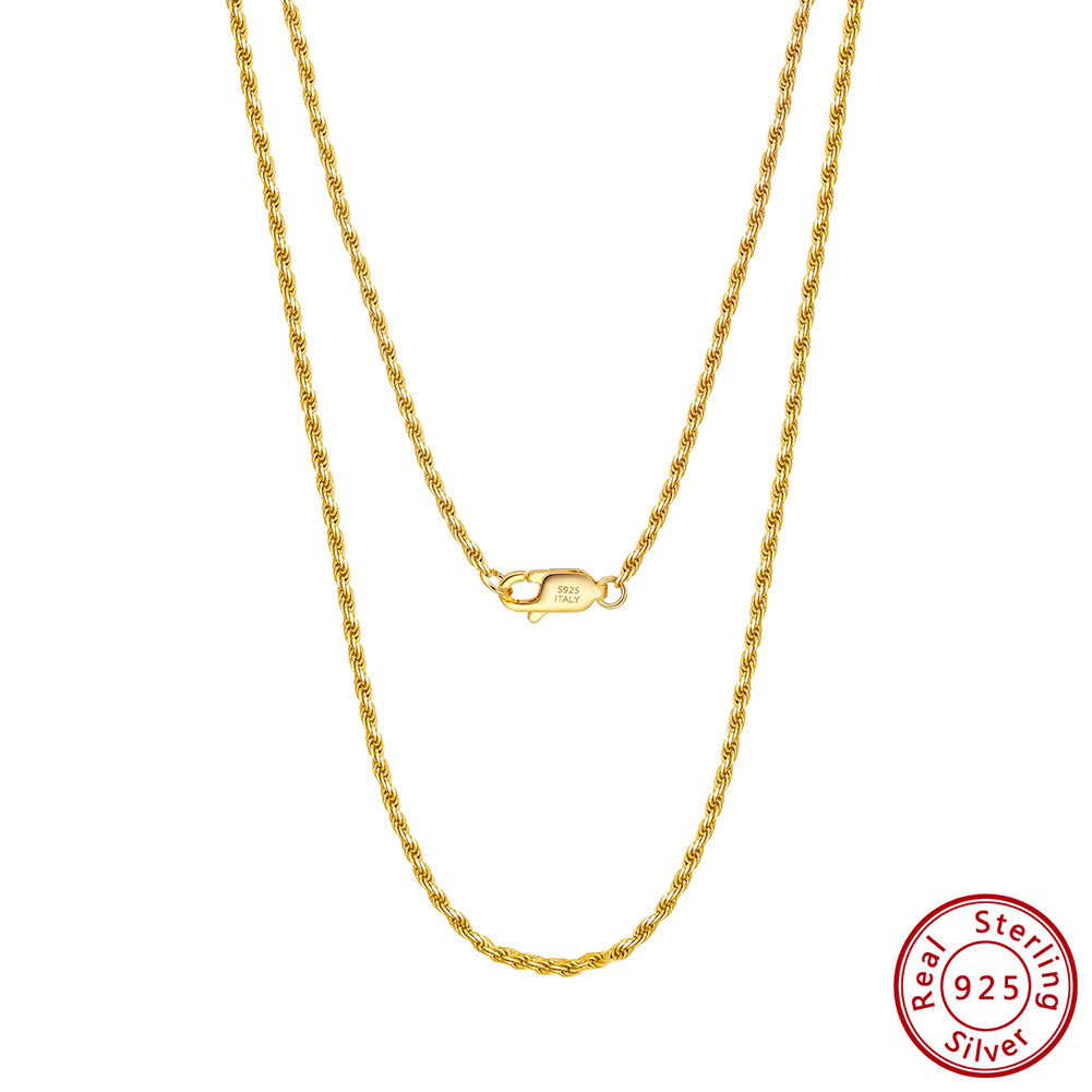 1.5mm18K gold chain 50CM long