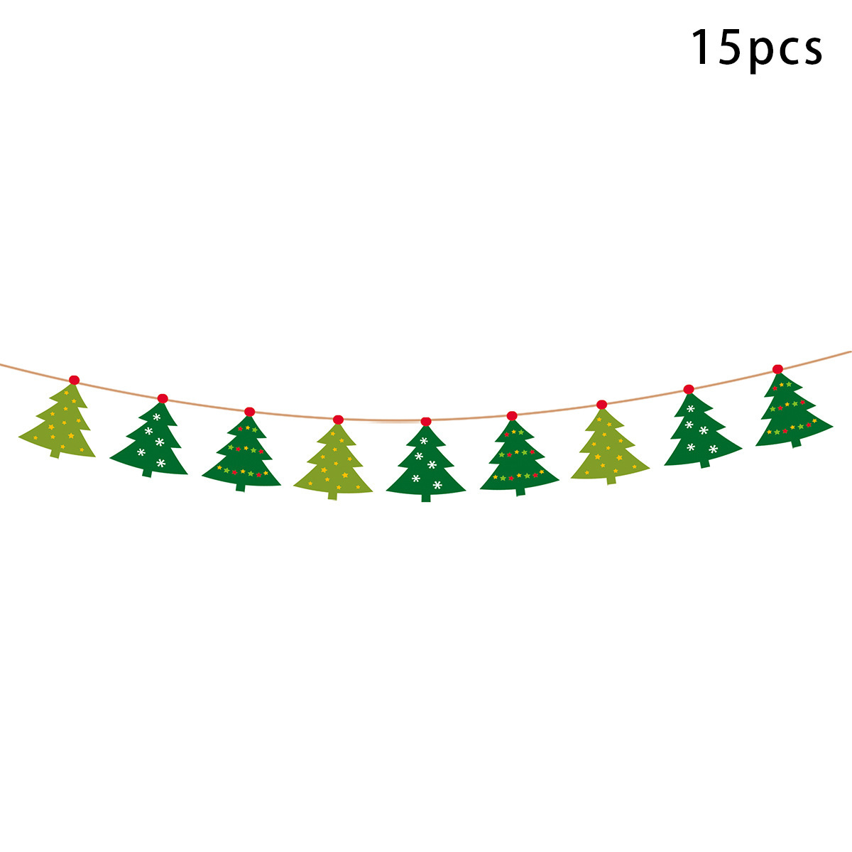 Christmas Party Background Letters For Decoration Hanging Flag