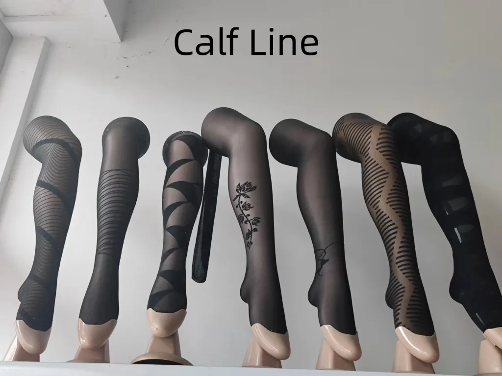 Women's Letter Stockings Ordinary Crotch - Calf Line