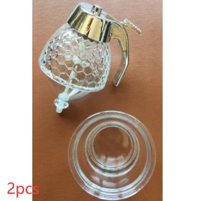 The New Family Berry Juice Honey Syrup Distribution Acrylic Artifact Kitchen - 8.3X10X15Cm 2Pcs