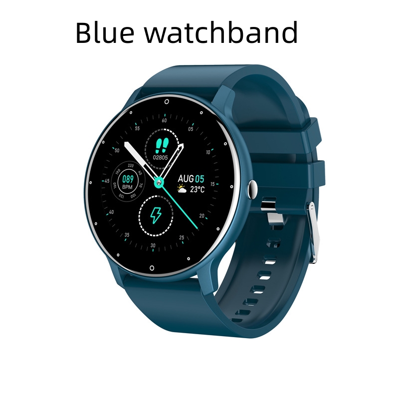 Blue watchband