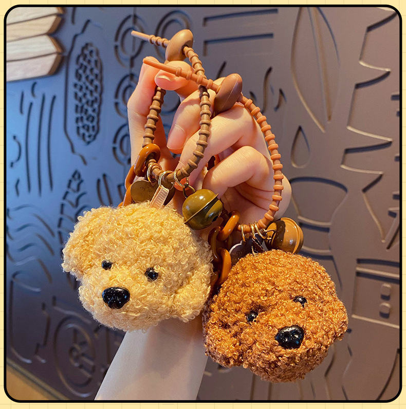 Cartoon DIY Plush Teddy Keychain Pendant - Image 2