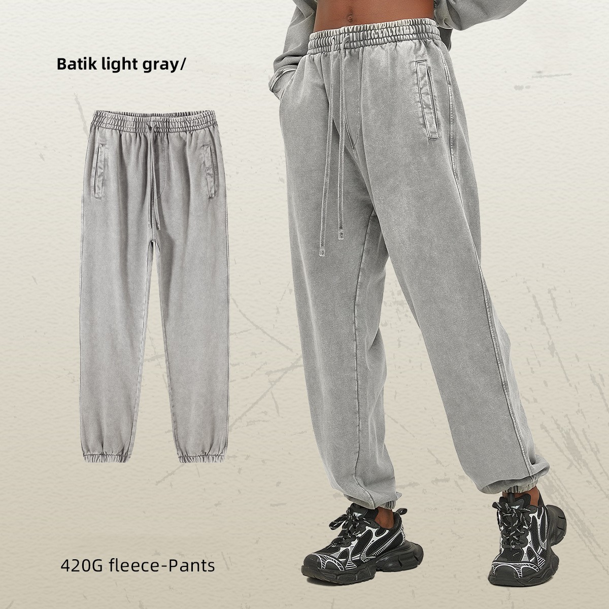 Batik Light Gray