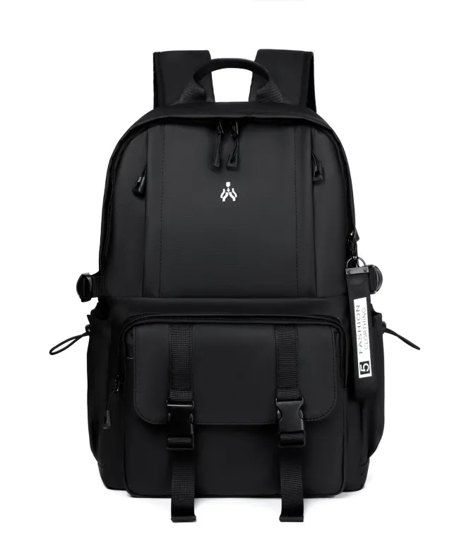 New High Capacity Backpack For Men's Junior High School Students Black - Shop at LoveMi