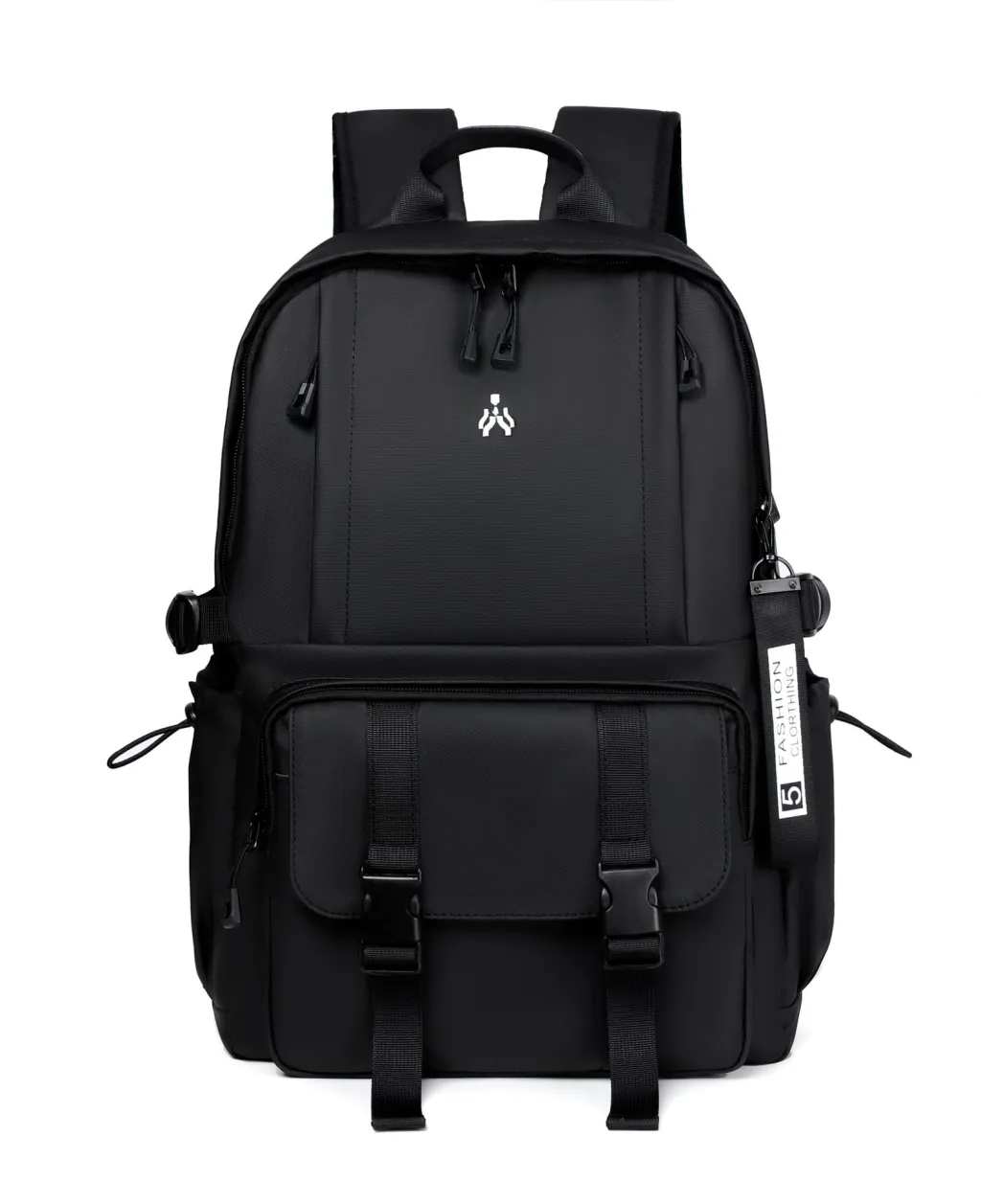 New High Capacity Backpack For Men's Junior High School Students - Black